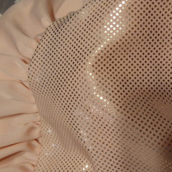 Cat & Jack pink shimmery bathing suit size 7/8 - Picture 2 of 4